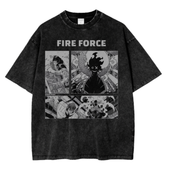 FIRE FORCE VII ACID WASH TEE