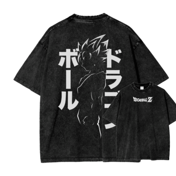 DRAGON BALL VIII ACID WASH TEE