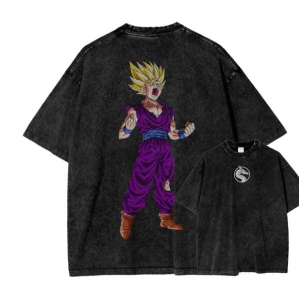 DRAGON BALL XI ACID WASH TEE