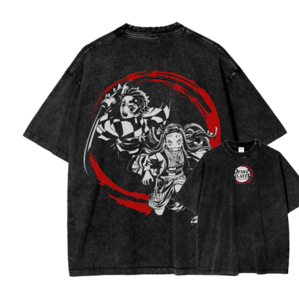 DEMON SLAYER III ACID WASH TEE