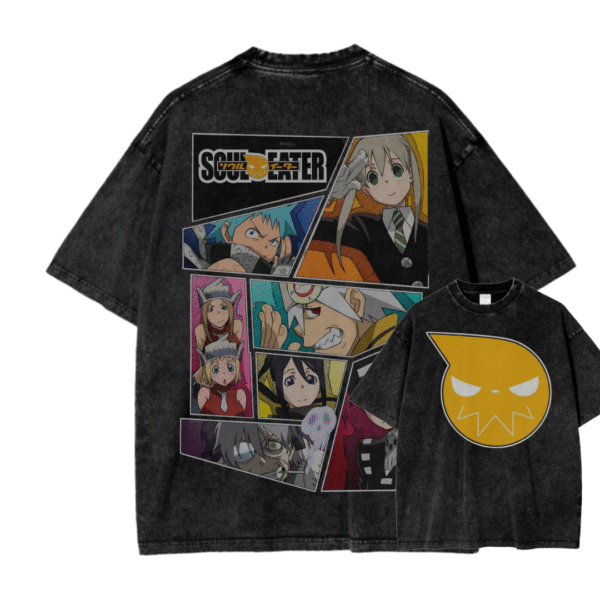 SOUL EATER VIII ACID WASH TEE