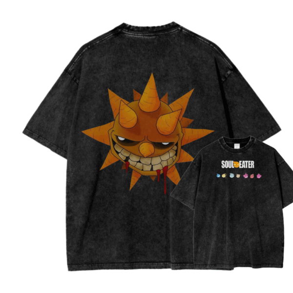SOUL EATER IX ACID WASH TEE