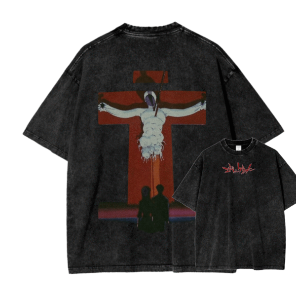 NEON GENESIS EVANGELION VIII ACID WASH TEE
