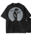 A black t-shirt with a minimalist Afro Samurai design, highlighting his intense gaze and the legendary headband.