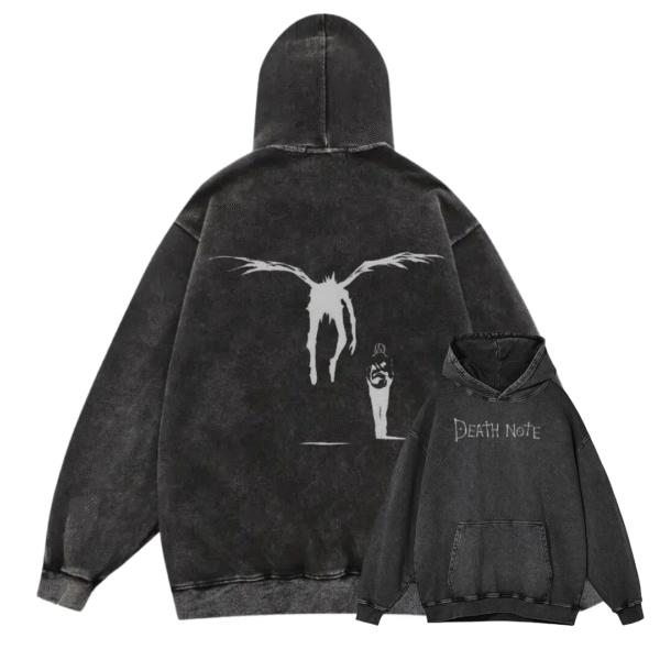 DEATH NOTE II ACID WASH HOODIE