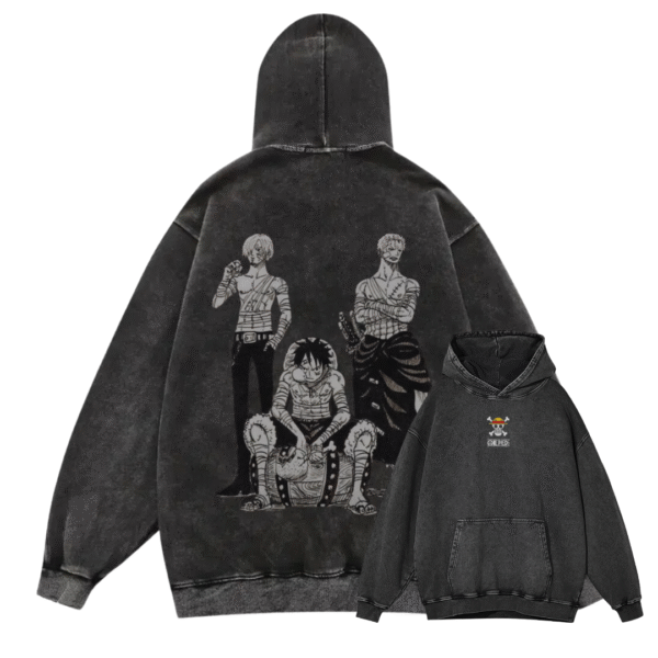 ONE PIECE I ACID WASH HOODIE