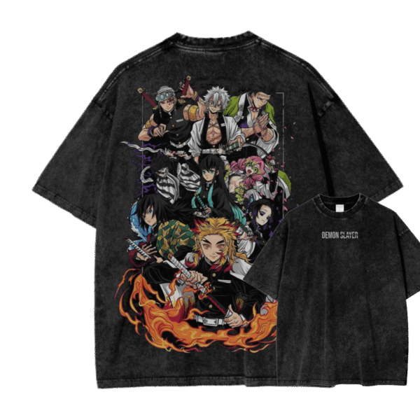 DEMON SLAYER IVX ACID WASH TEE