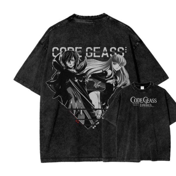 CODE GEASS IX ACID WASH TEE