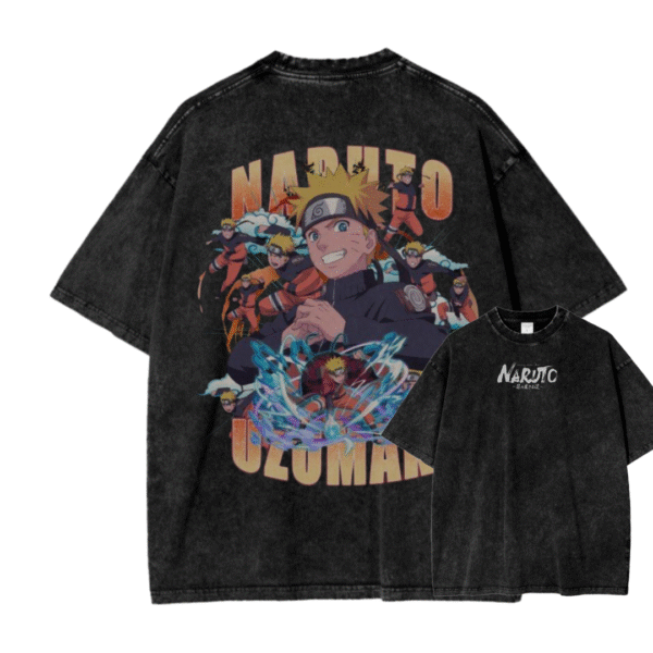 NARUTO VI ACID WASH TEE