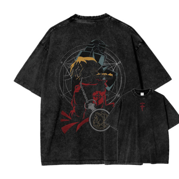 FULL METAL ALCHEMIST X ACID WASH TEE