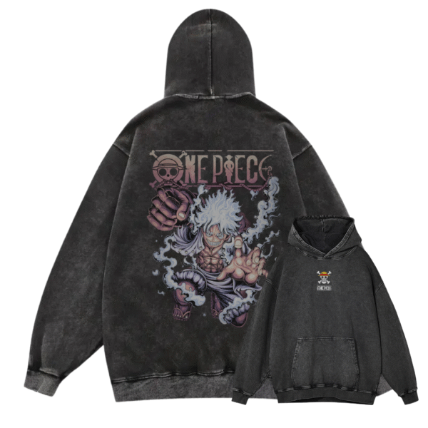ONE PIECE II ACID WASH HOODIE