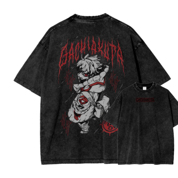 GACHIAKUTA XI ACID WASH TEE