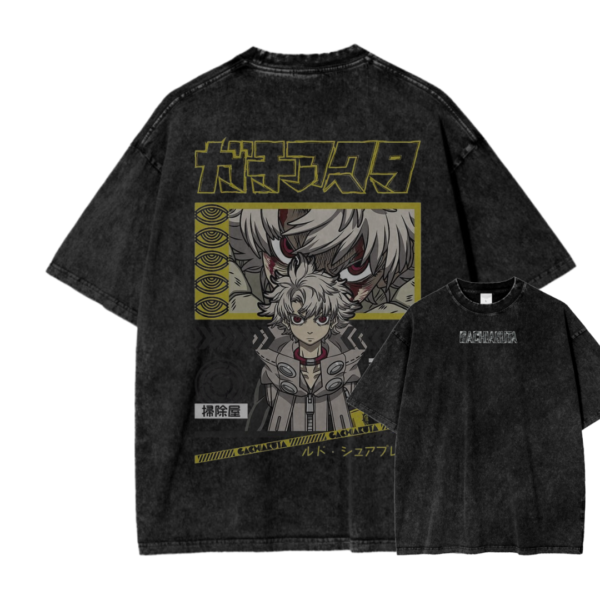 GACHIAKUTA IX ACID WASH TEE